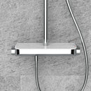 Tondell thermostatische regendoucheset opbouw met planchet chroom