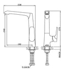 Tarma single lever kitchen tap chrome