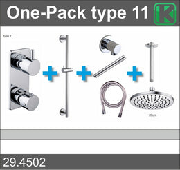 one-pack inbouwthermostaatset type 11 (20cm)