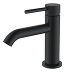 Ribbd fonteinkraan 1/2" mat zwart