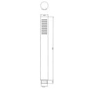 Douchette à main UniMatch 1 position laiton brossé PVD