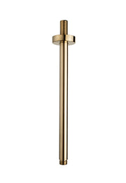 Caral douchearm met plafondbevestiging 30 cm geborsteld messing