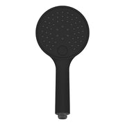 UniMatch handdouche 3 standen Ø 12 cm mat zwart