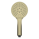 UniMatch handdouche 3 standen Ø 12 cm geborsteld messing