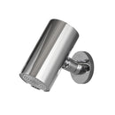 UniMatch Beam hoofddouche rond 1 stand met muurbevestiging chroom