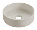 Colosso waskom rond 36 x 12 cm keramiek beige