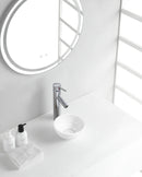 Consilio waskom rond 20 x 9 cm keramiek glans wit