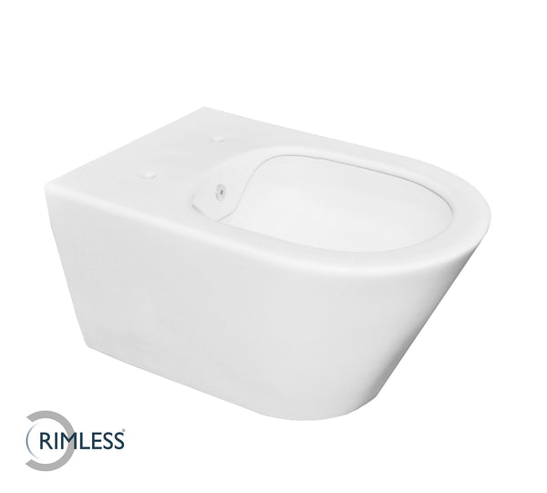 Stereo wandcloset rimless met bidet functie mat wit