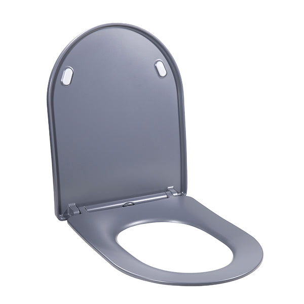 Shade slim toiletzitting softclose en quick release mat grijs