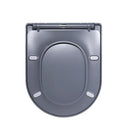 Shade slim toiletzitting softclose en quick release mat grijs