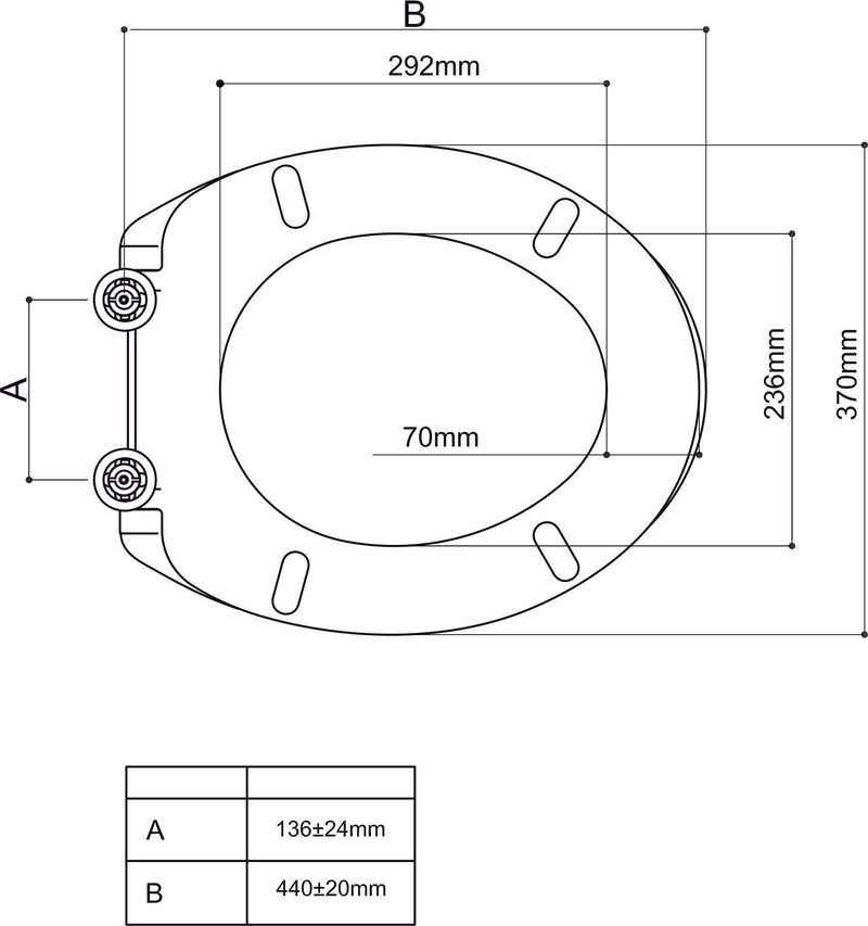 Neptunus toiletzitting glans wit