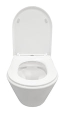 Vesta wandcloset rimless met Shade slim toiletzitting softclose en quick release glans wit