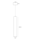 Oriona hanglamp dimbaar IP44 mat wit