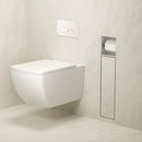 Rocko toiletrol- en borstelhouder inbouw betegelbaar RVS