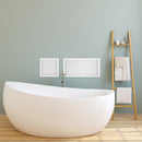 Demis inbouwnis 30 x 30 x 10 cm mat wit