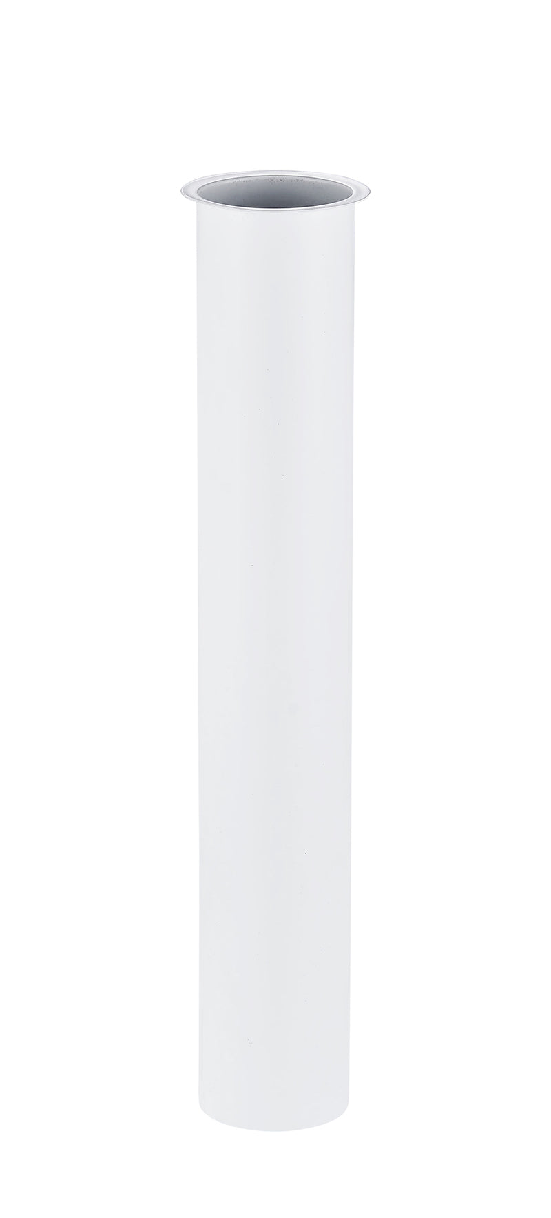 UniMatch sifon verlengbuis 20 cm met kraag mat wit