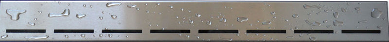 Grille Wiesbaden type 4 pour caniveau de douche 3ème génération 70 x 7 cm en acier inoxydable