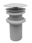 UniMatch open afvoerplug verlengd 5/4" mat wit