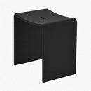 5 cm solid surface mat zwart