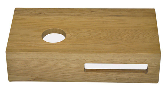 Oak planchet 40 x 21 x 10 cm links