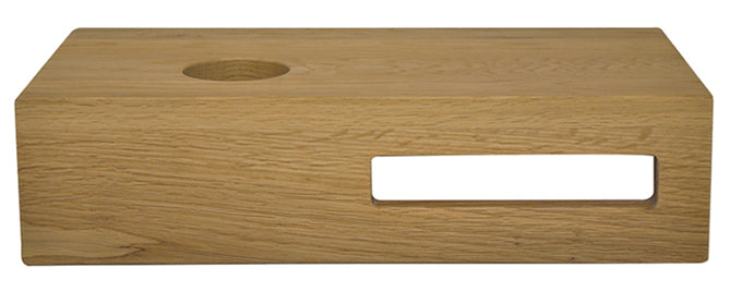 Oak planchet 40 x 21 x 10 cm links