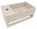 Julia fontein links 35 x 20 x 16 cm solid surface beige