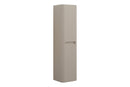 Sulora kolomkast afgeronde hoeken geribbeld 160 x 40 x 35 cm mat beige