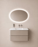 Oliva spiegel ovaal met LED