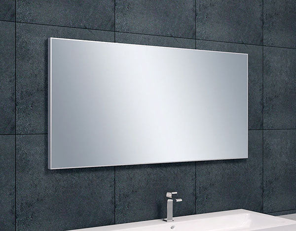 Serra spiegel rechthoek met lijst 120 x 60 x 2,1 cm aluminium