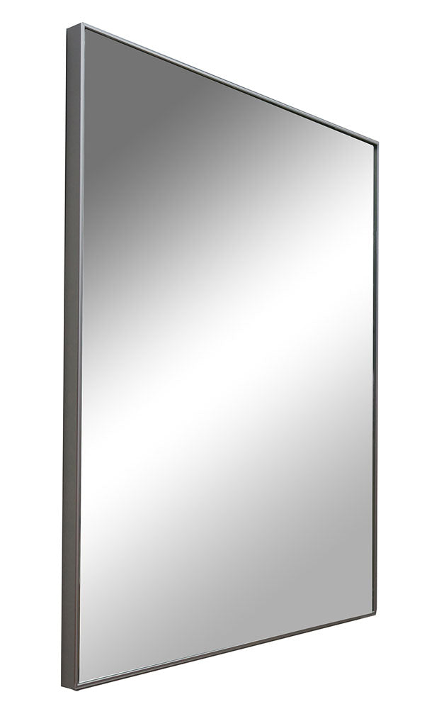 Miroir Fina rectangle avec cadre 50 x 60 x 2,1 cm aluminium