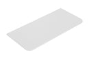 Novira topblad afgeronde hoeken 80 x 48 cm mat wit