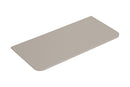 Sulora topblad afgeronde hoeken 80 x 48 cm mat beige