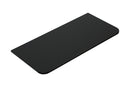 Sulora topblad afgeronde hoeken 80 x 48 cm mat zwart
