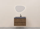 Alvara onderkast met 2 laden 1 uitsparing 80 x 46 cm warm eiken