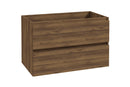 Alvara onderkast met 2 laden 1 uitsparing 80 x 46 cm warm eiken