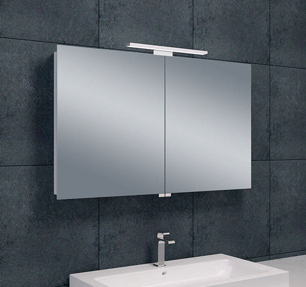 Armoire à miroir lumineuse avec LED 100 x 60 x 14 cm