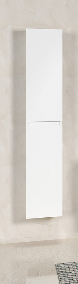 Armoire colonne Bologna 160x40x35 blanc mat