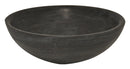 Raw waskom rond 40x14 cm hardsteen gezoet