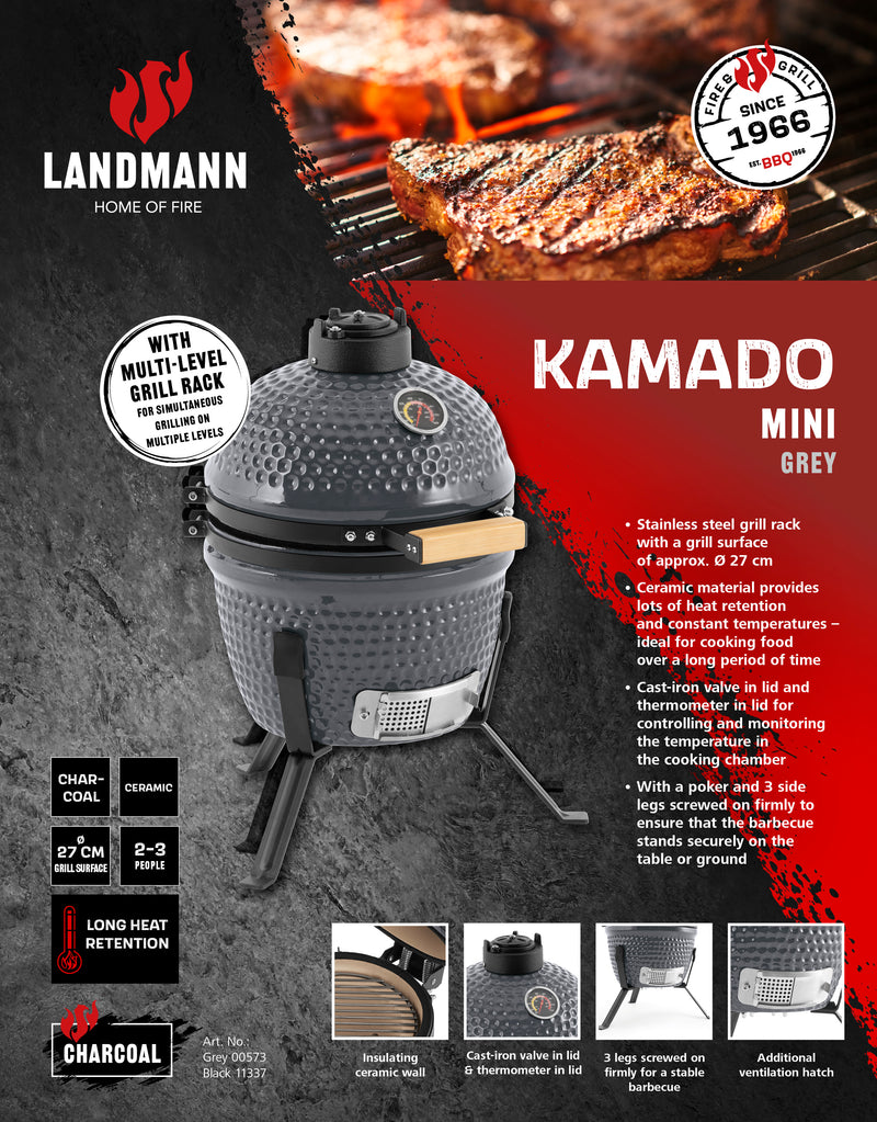 Landmann mini Kamado 13" inch