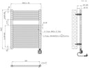 Elara elektrische radiator Smart WiFi 76