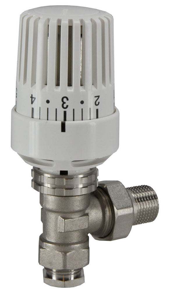 robinet thermostatique de radiateur 1/2''x15mm coudé
