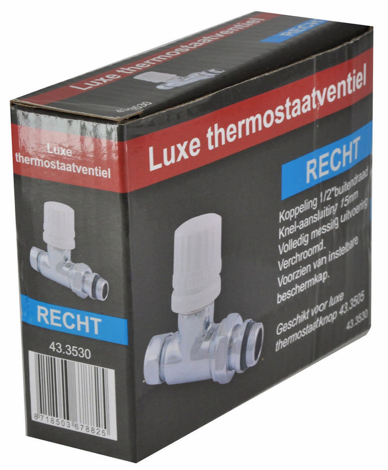 luxe therm.voorber.vent.1/2''x15 (M22) knel recht chroom