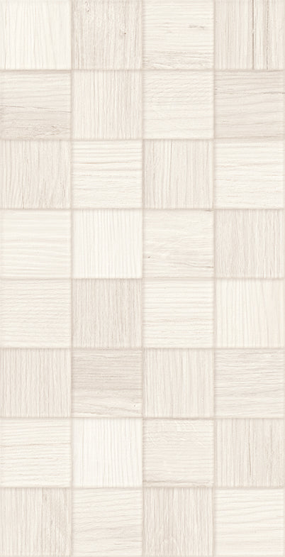 Wall tile Habitat square pearl 34 x 66.4 cm