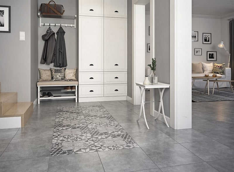 Floor tile Grafite Gray 42x42cm