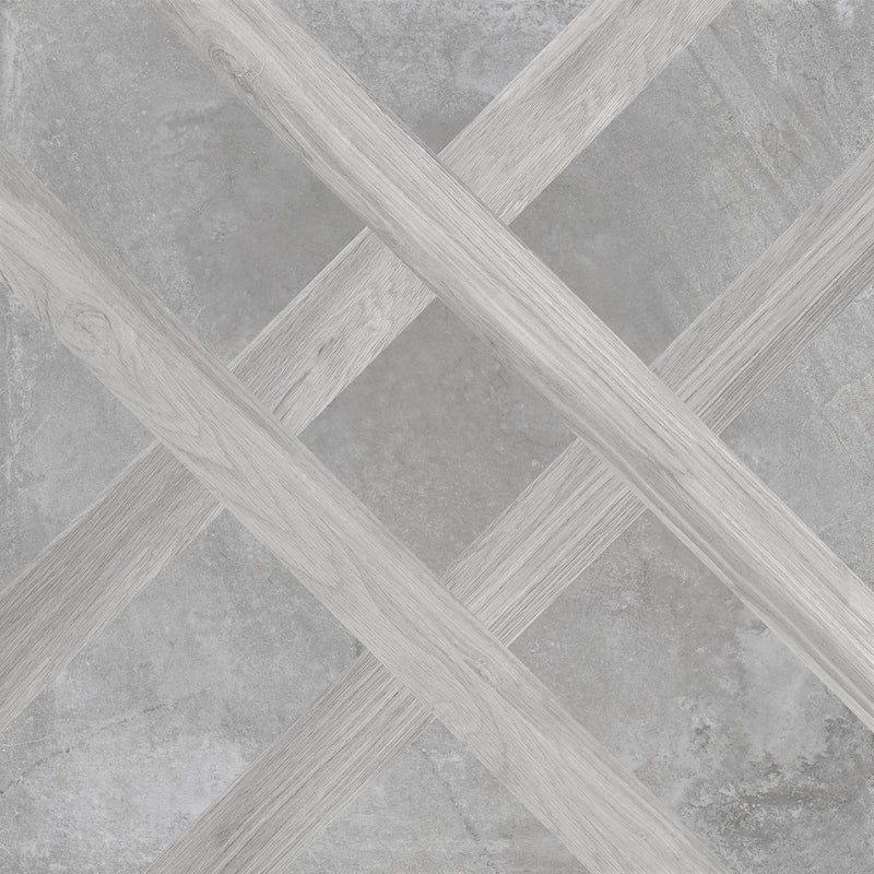 Floor tile Flora marble pearl dec grip ret. 60 x 60 cm