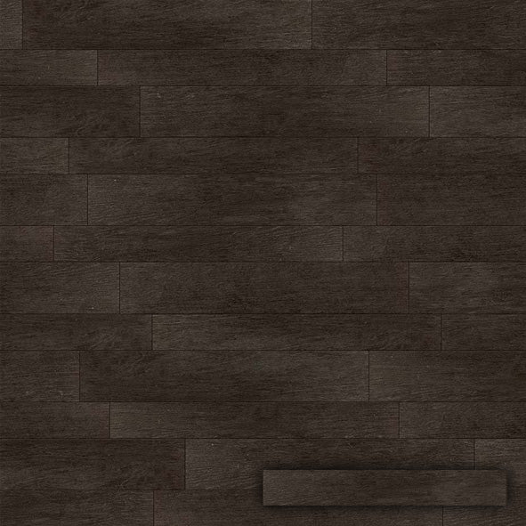 Floor tile Belgique dark finish 15.0 x 120.0 cm