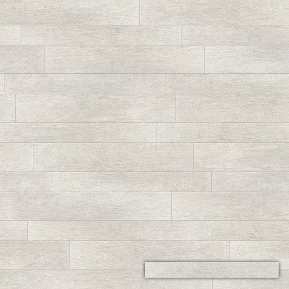 Floor tile Belgique milk finish 10.0 x 120.0 cm