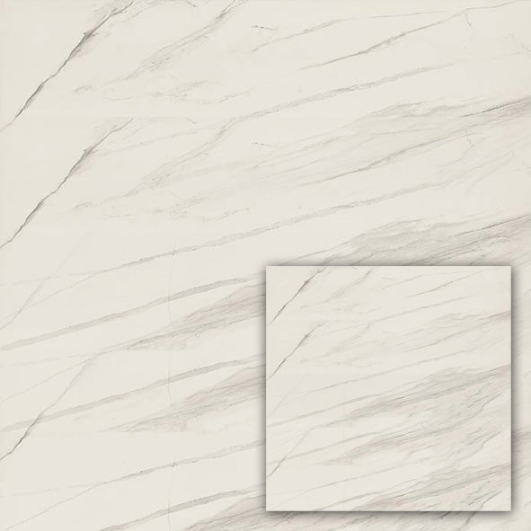 Floor tile Stone calacatta smooth rett. 60.0 x 60.0 cm