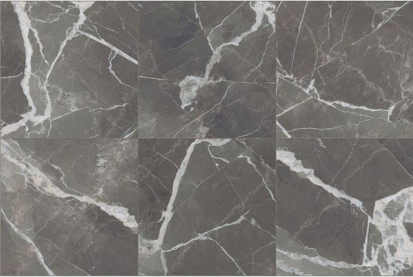 Floor tile Stones 2 Calacat. Blck Smooth 80x80cm RC 756210