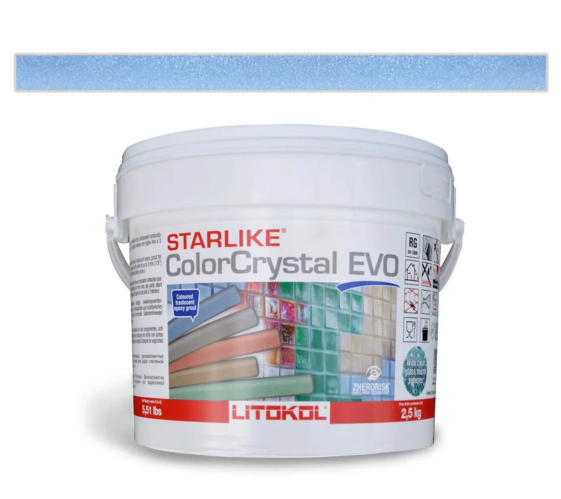 Litokol STRLIKE® EVO color crystal 820 azzurro taormina